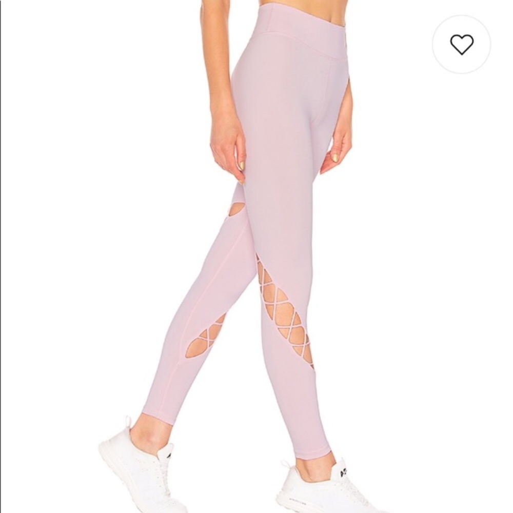Love wave pink yoga pants